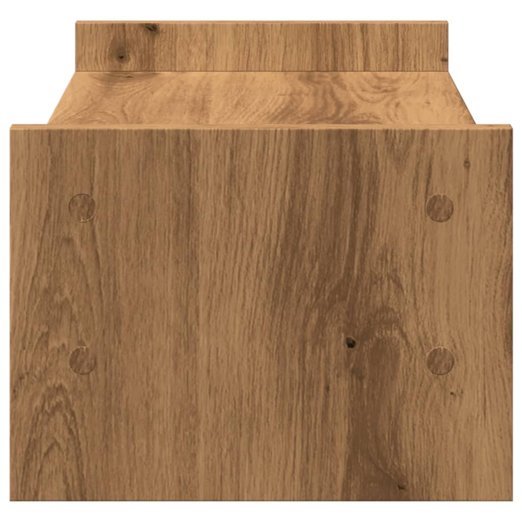 vidaXL Support de moniteur chêne artisanal 50x27x20 cm bois ingénierie