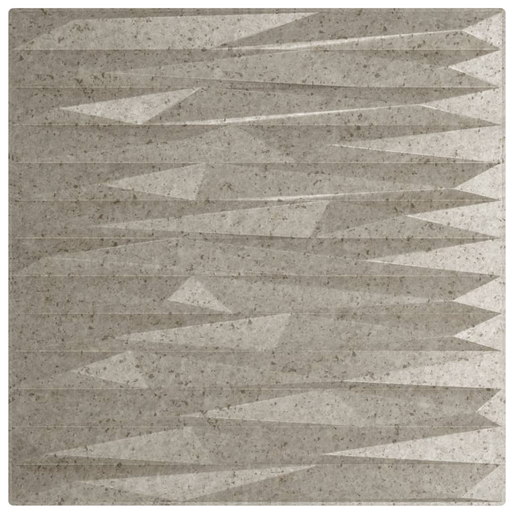 vidaXL Panneaux muraux 12 pcs béton 50x50 cm XPS 3 m² pierre