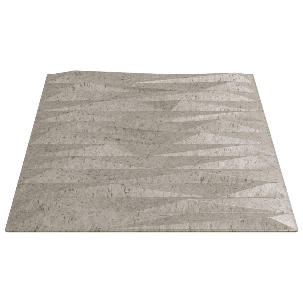 vidaXL Panneaux muraux 12 pcs béton 50x50 cm XPS 3 m² pierre