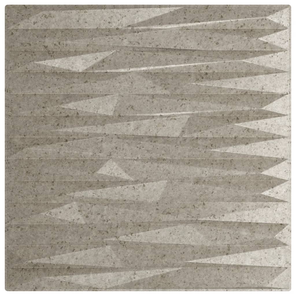 vidaXL Panneaux muraux 48 pcs béton 50x50 cm XPS 12 m² pierre