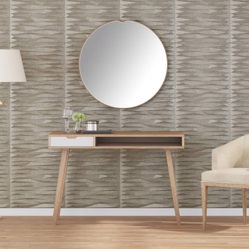 vidaXL Panneaux muraux 48 pcs béton 50x50 cm XPS 12 m² pierre