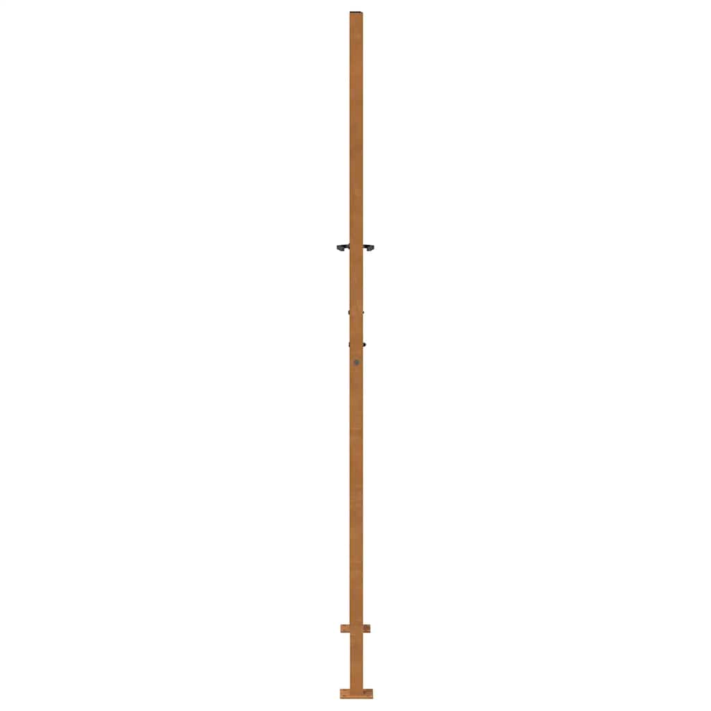 vidaXL Porte de jardin acier résistant aux intempéries design lumière
