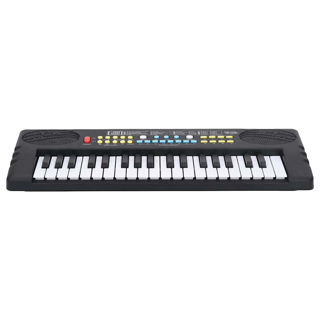 vidaXL Clavier de piano électrique 37 touches et microphone d'enfants