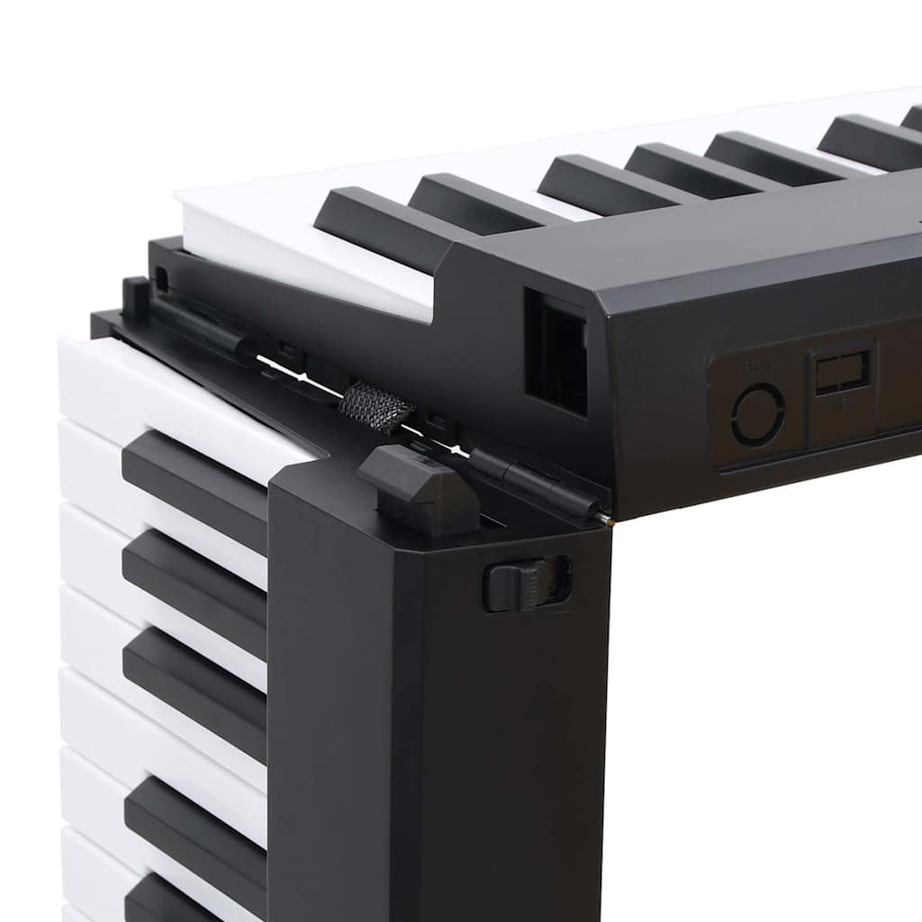 vidaXL Clavier de piano électrique 88 touches avec pupitre pliable