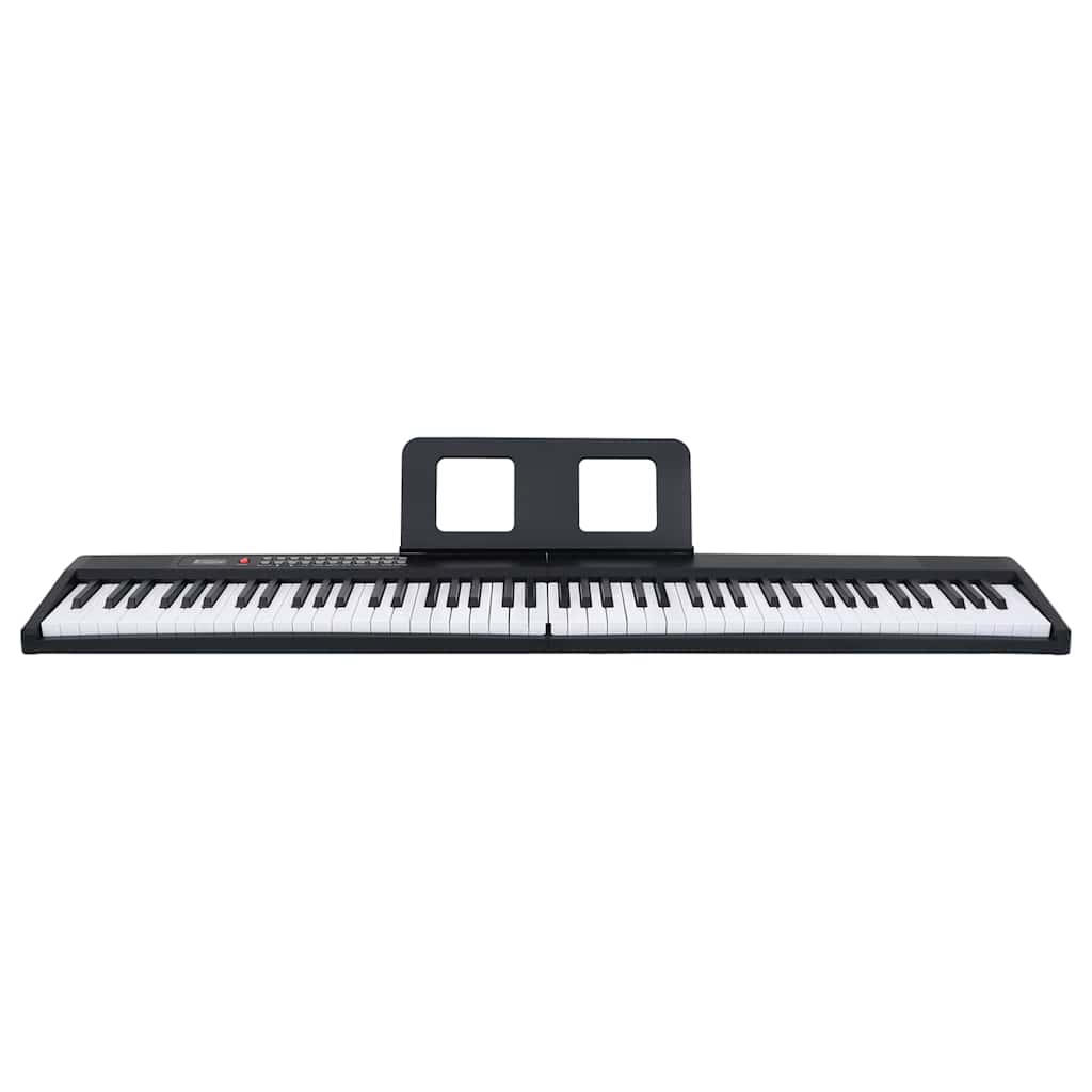 vidaXL Clavier de piano électrique 88 touches avec pupitre pliable