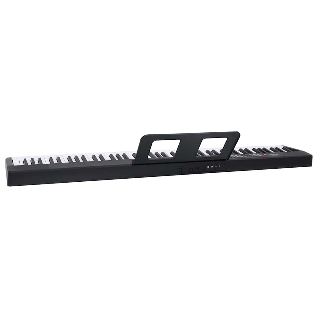 vidaXL Clavier de piano électrique 88 touches avec pupitre pliable