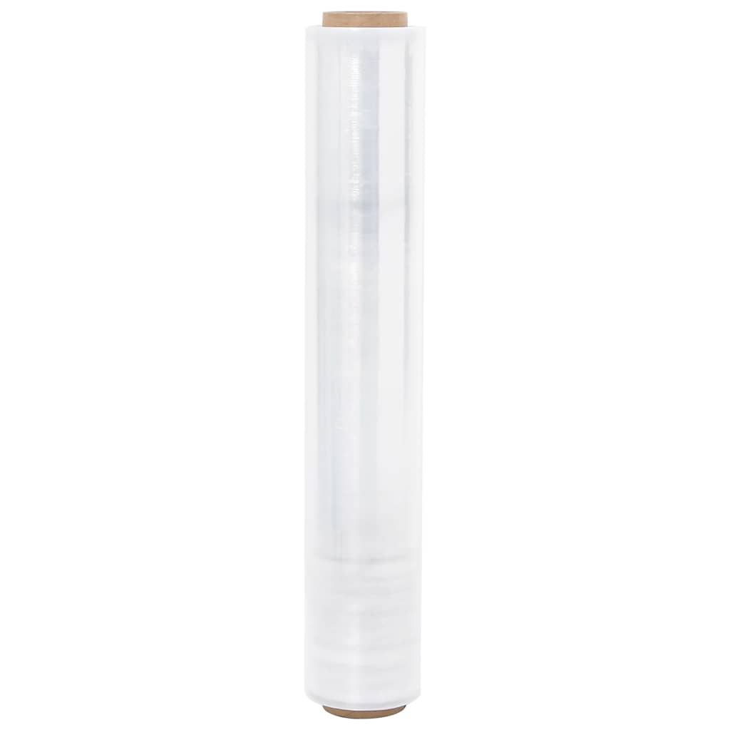 vidaXL Film étirable 2 pcs transparent 20 μm 50 cm x 150 m