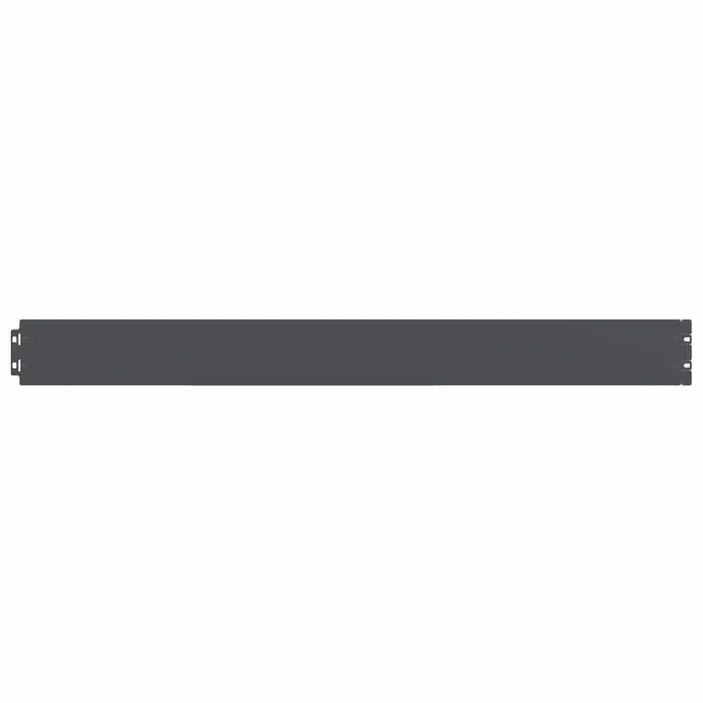 vidaXL Bordures pelouse 50pcs anthracite 10x103cm acier laminé à froid