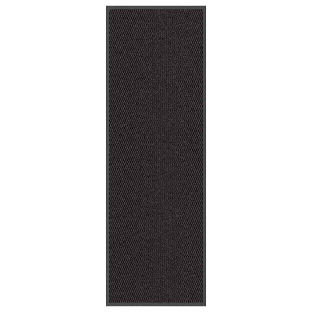 vidaXL Paillasson noir 60x180 cm