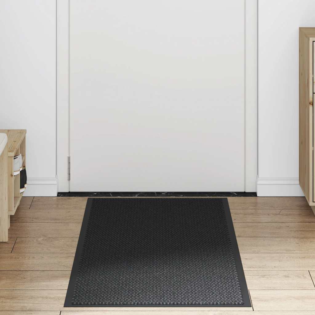 vidaXL Paillasson noir 60x180 cm