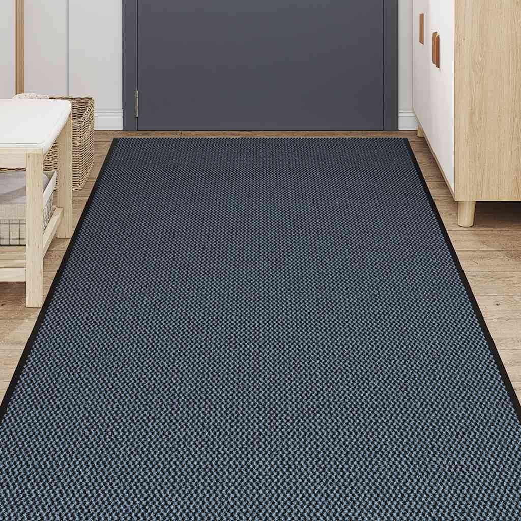 vidaXL Paillasson bleu 115x300 cm