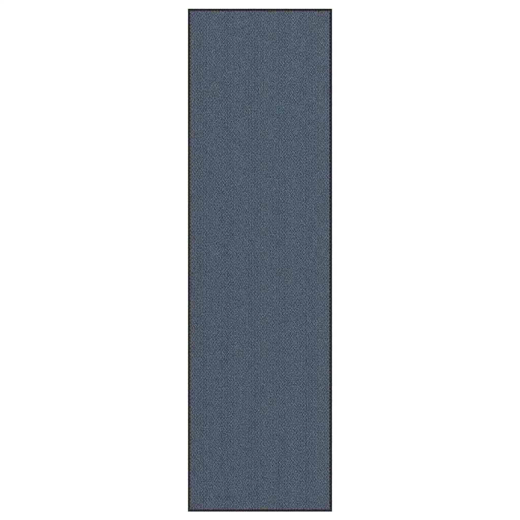 vidaXL Paillasson bleu 115x400 cm