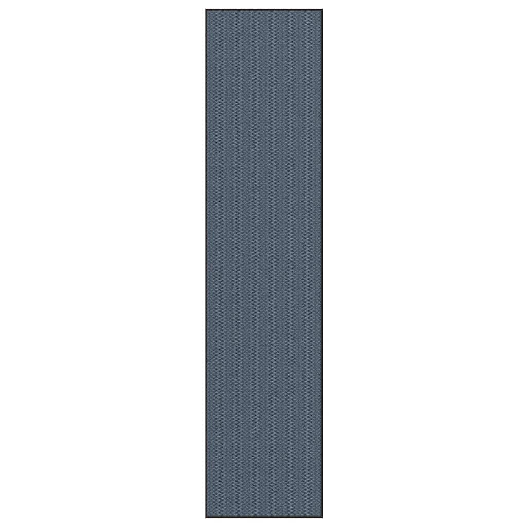 vidaXL Paillasson bleu 115x500 cm