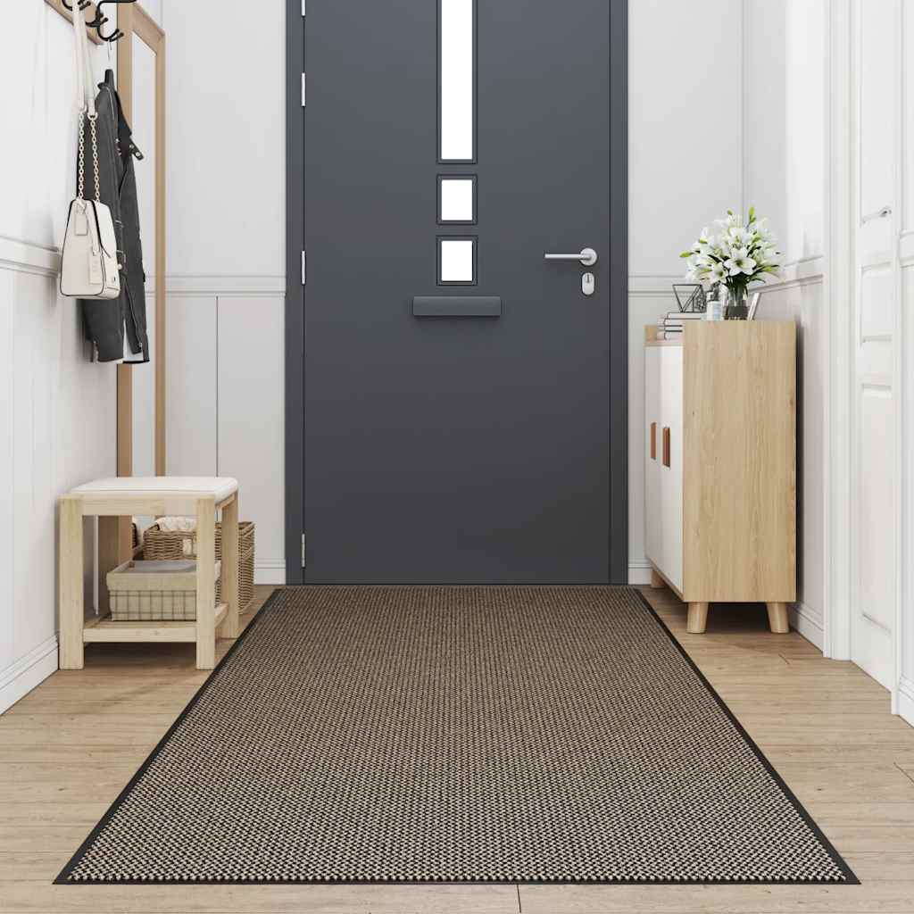 vidaXL Paillasson marron 115x400 cm