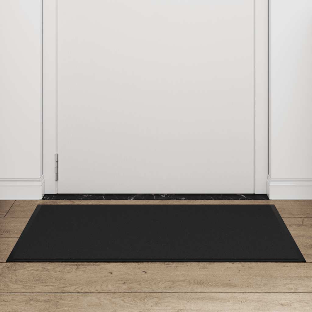 vidaXL Paillasson noir 60x90 cm