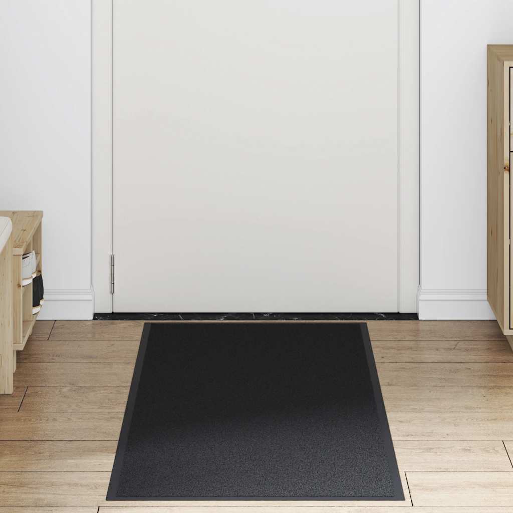 vidaXL Paillasson noir 60x180 cm