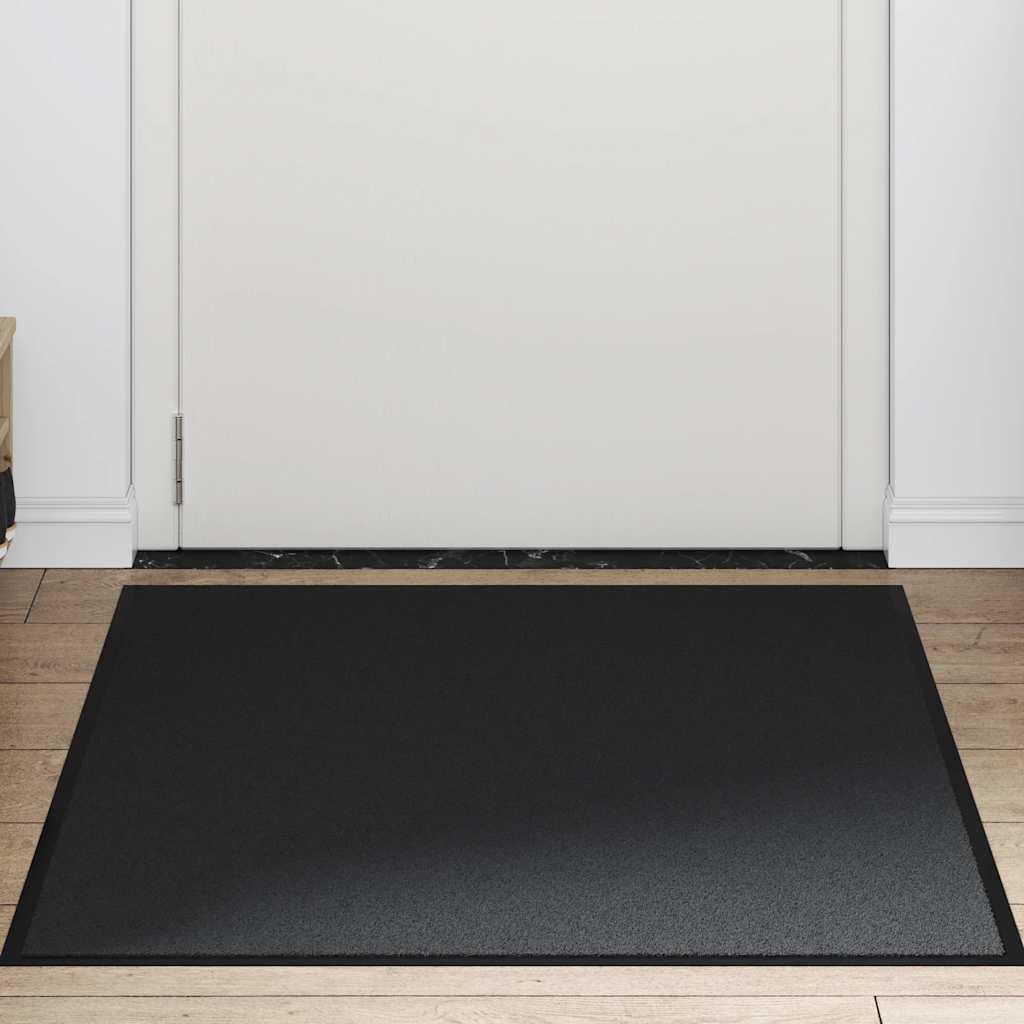 vidaXL Paillasson noir 90x120 cm