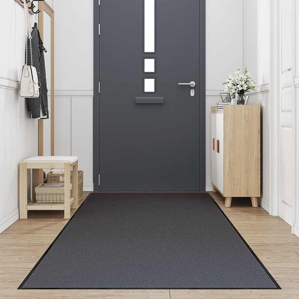 vidaXL Paillasson anthracite 115x400 cm
