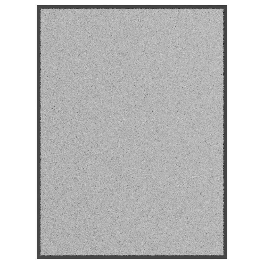 vidaXL Paillasson gris 90x120 cm