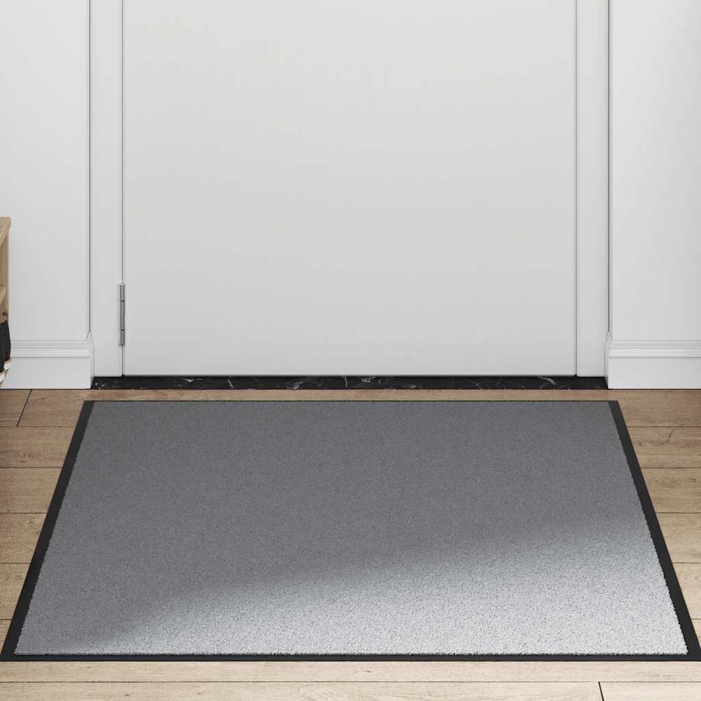 vidaXL Paillasson gris 90x120 cm