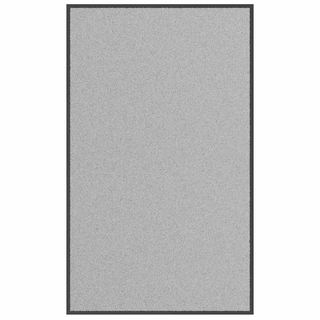 vidaXL Paillasson Gris 90x150 cm