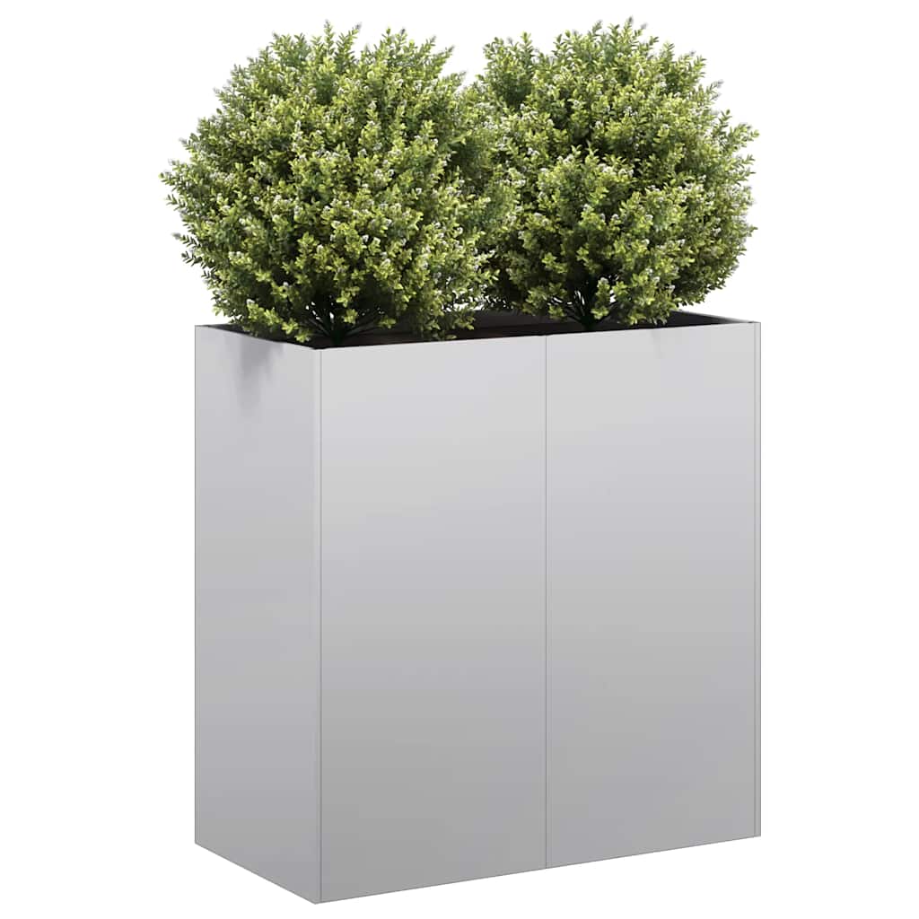 vidaXL Jardinière 80x40x80 cm acier galvanisé
