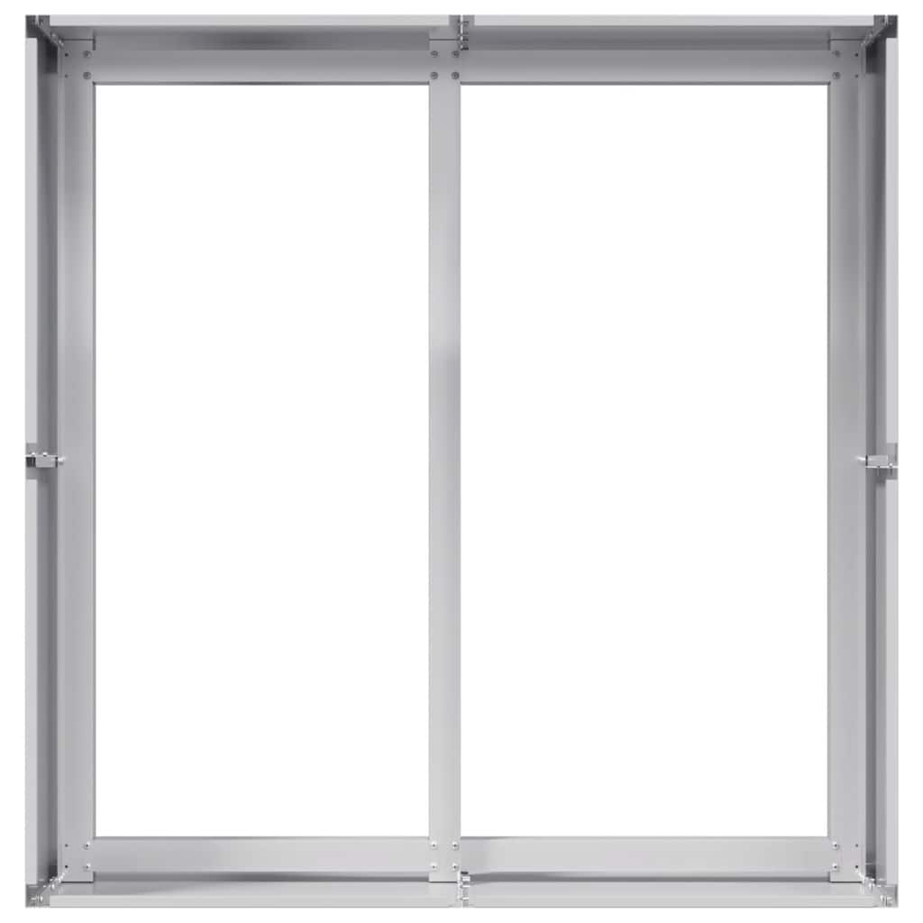 vidaXL Jardinière 80x80x40 cm acier galvanisé