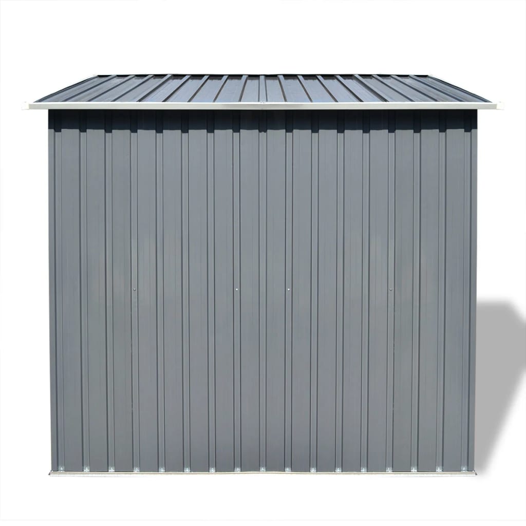 vidaXL Abri de jardin Métal Gris