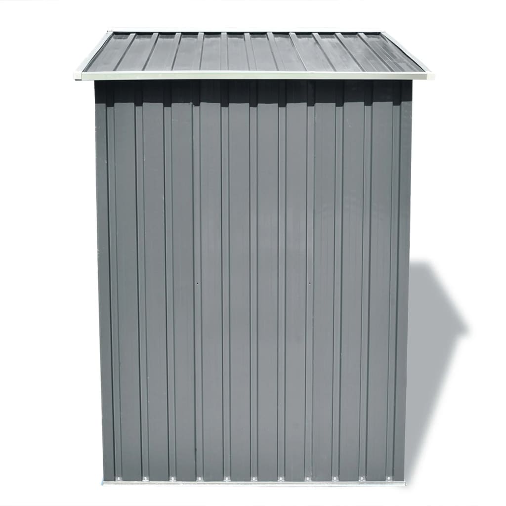 vidaXL Abri de stockage pour jardin Métal Gris 204 x 132 x 186 cm