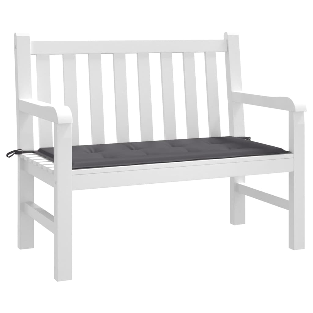 vidaXL Coussin de banc de jardin anthracite 100x50x3 cm tissu oxford