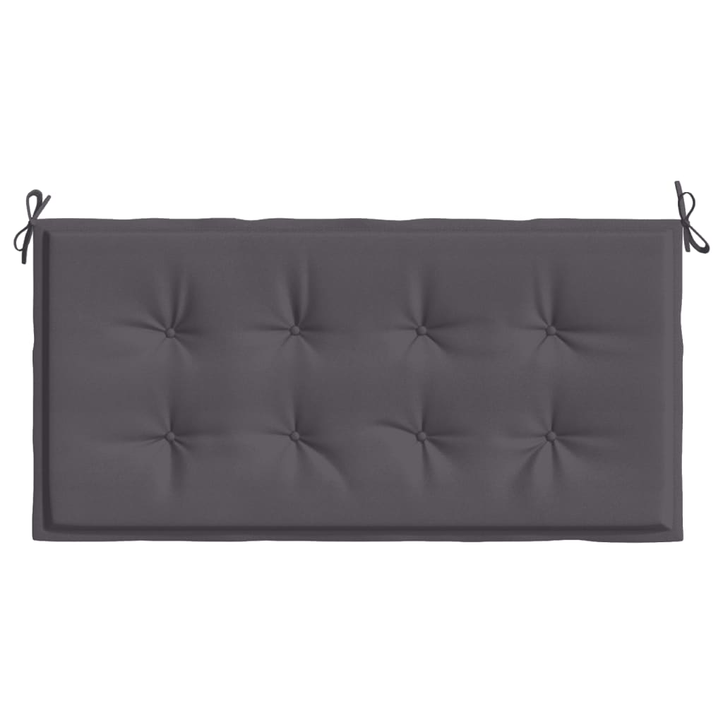 vidaXL Coussin de banc de jardin anthracite 100x50x3 cm tissu oxford