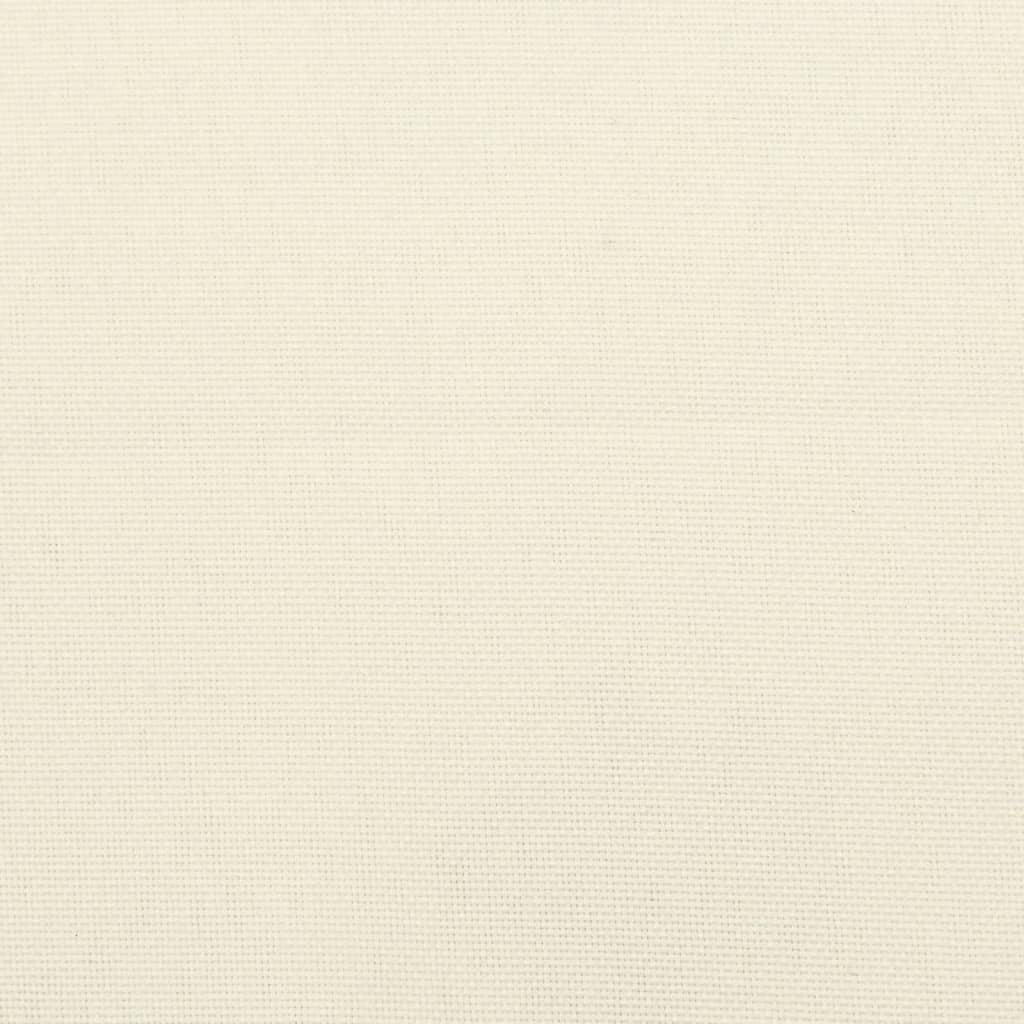 vidaXL Coussin de banc de jardin crème 120x50x3 cm tissu oxford