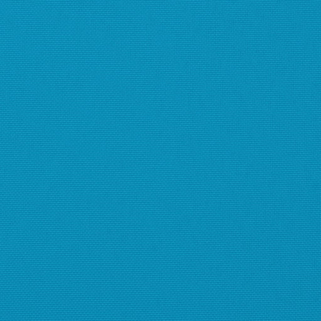 vidaXL Coussin de banc de jardin bleu 120x50x3 cm tissu oxford