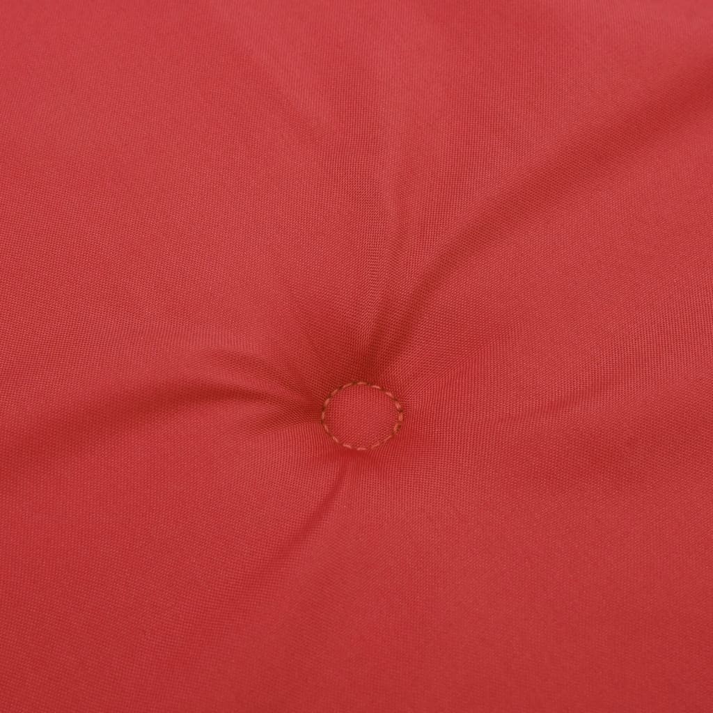 vidaXL Coussin de banc de jardin rouge 150x50x3 cm tissu oxford