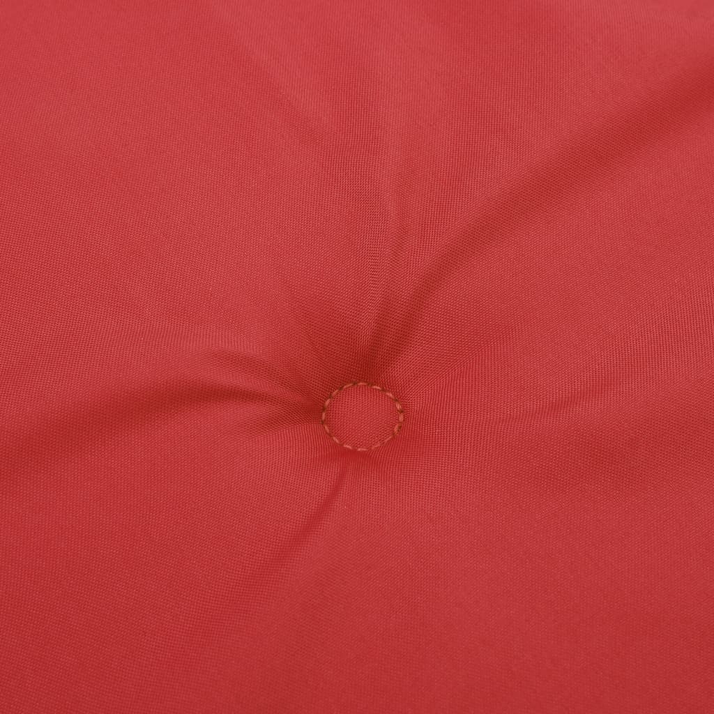 vidaXL Coussin de banc de jardin rouge 180x50x3 cm tissu oxford