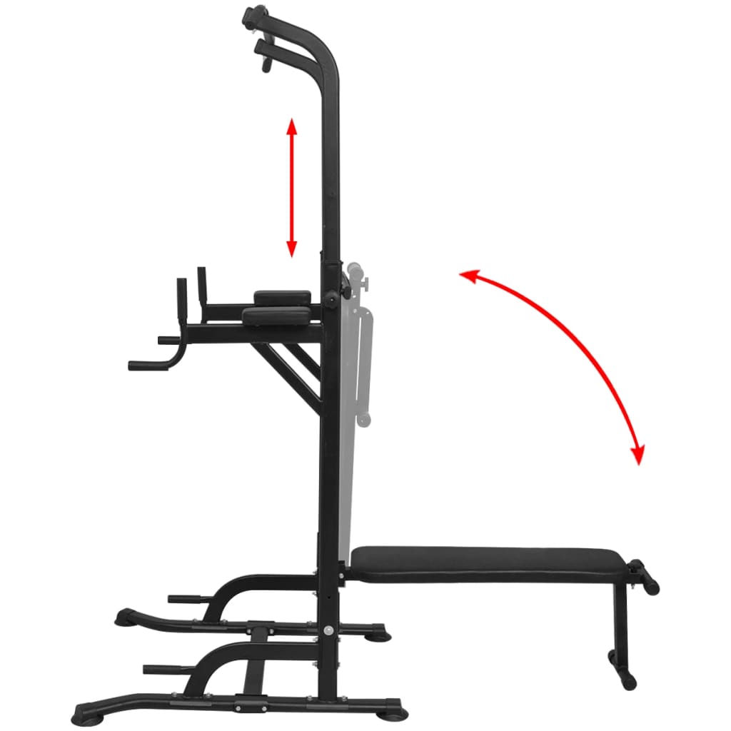 vidaXL Tour de musculation avec banc d'assise