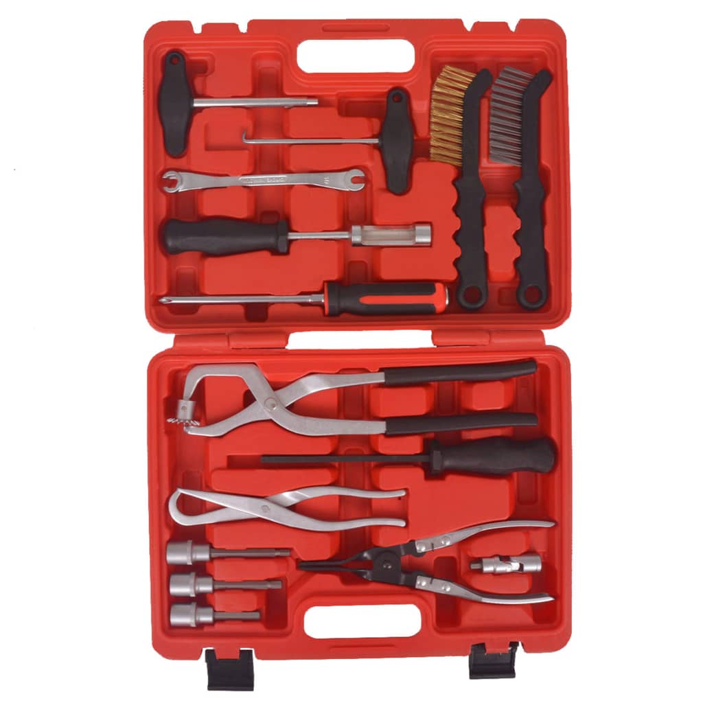 vidaXL Ensemble d'outils d'assemblage et d'entretien des freins 15 pcs