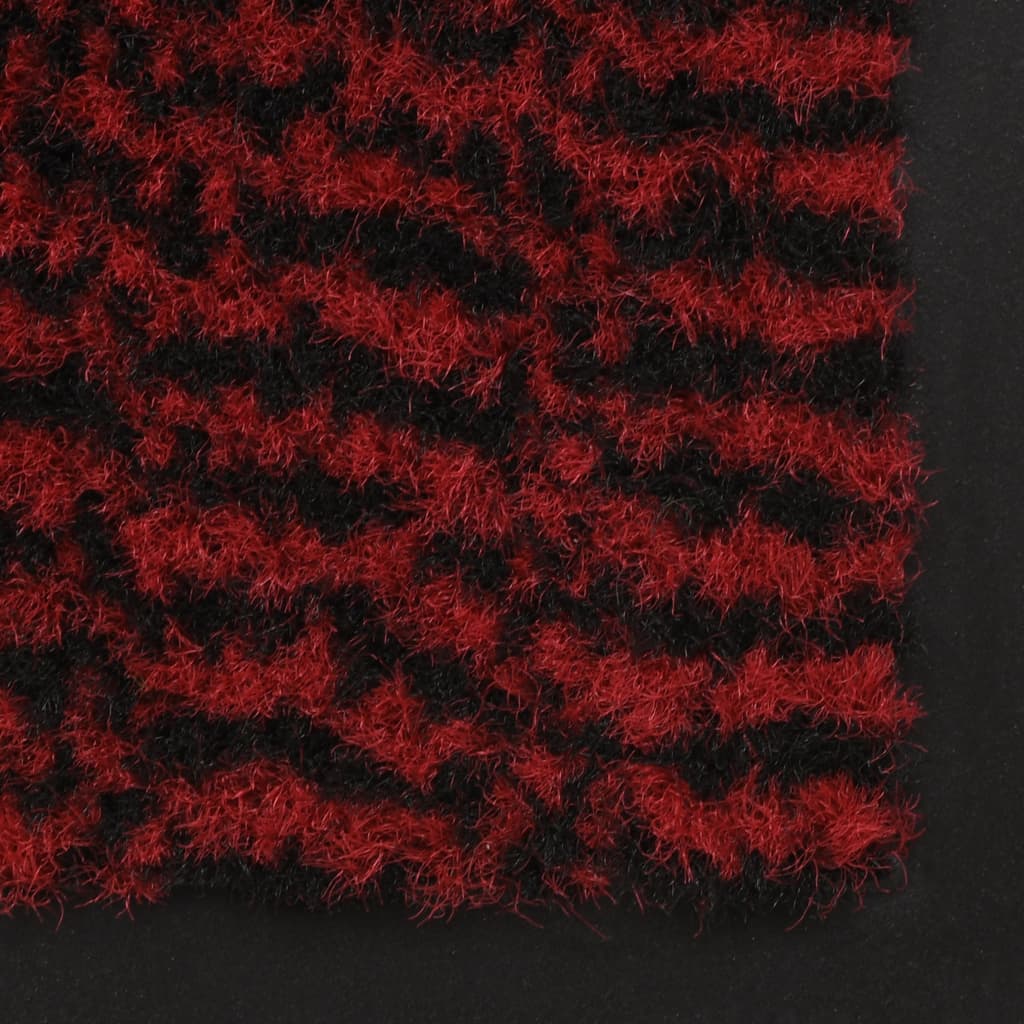 vidaXL Paillasson rectangulaire 90 x 150 cm Rouge