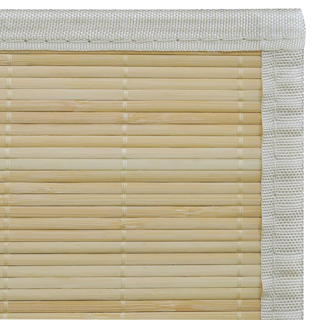 vidaXL Tapis en bambou 160x230 cm Naturel