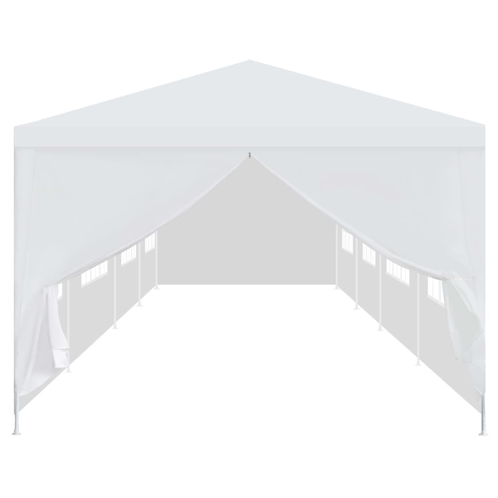 vidaXL Tonnelle de jardin 3 x 12 m Blanc