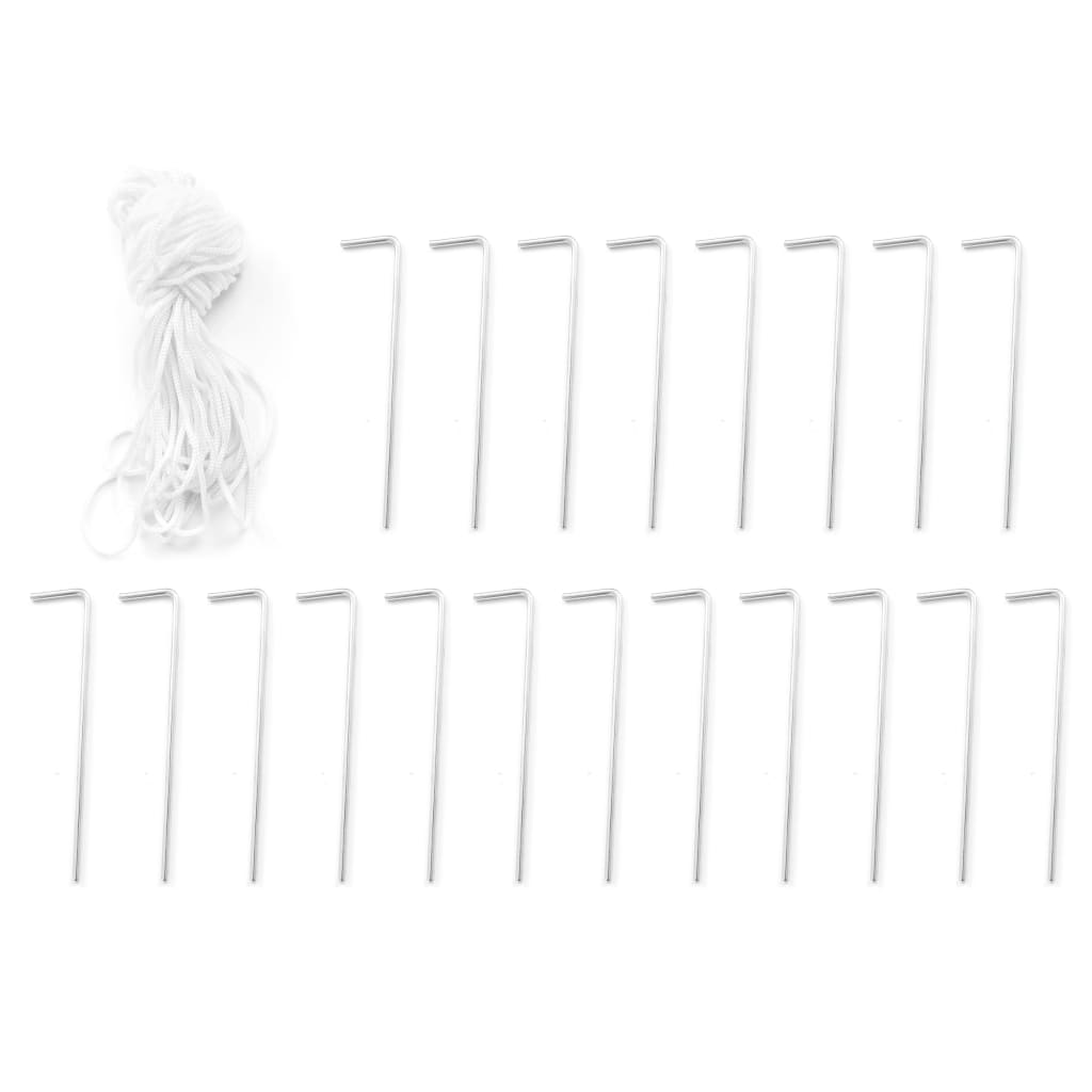 vidaXL Tonnelle de jardin 3 x 12 m Blanc