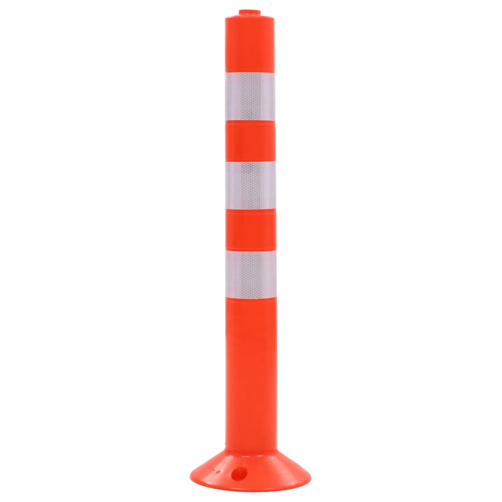vidaXL Borne de contrôle du trafic 5 pcs Plastique 75 cm