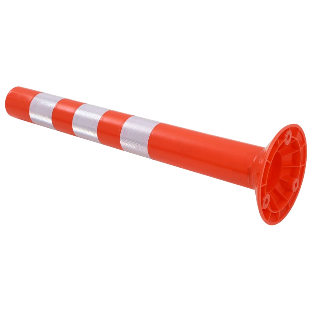 vidaXL Borne de contrôle du trafic 5 pcs Plastique 75 cm