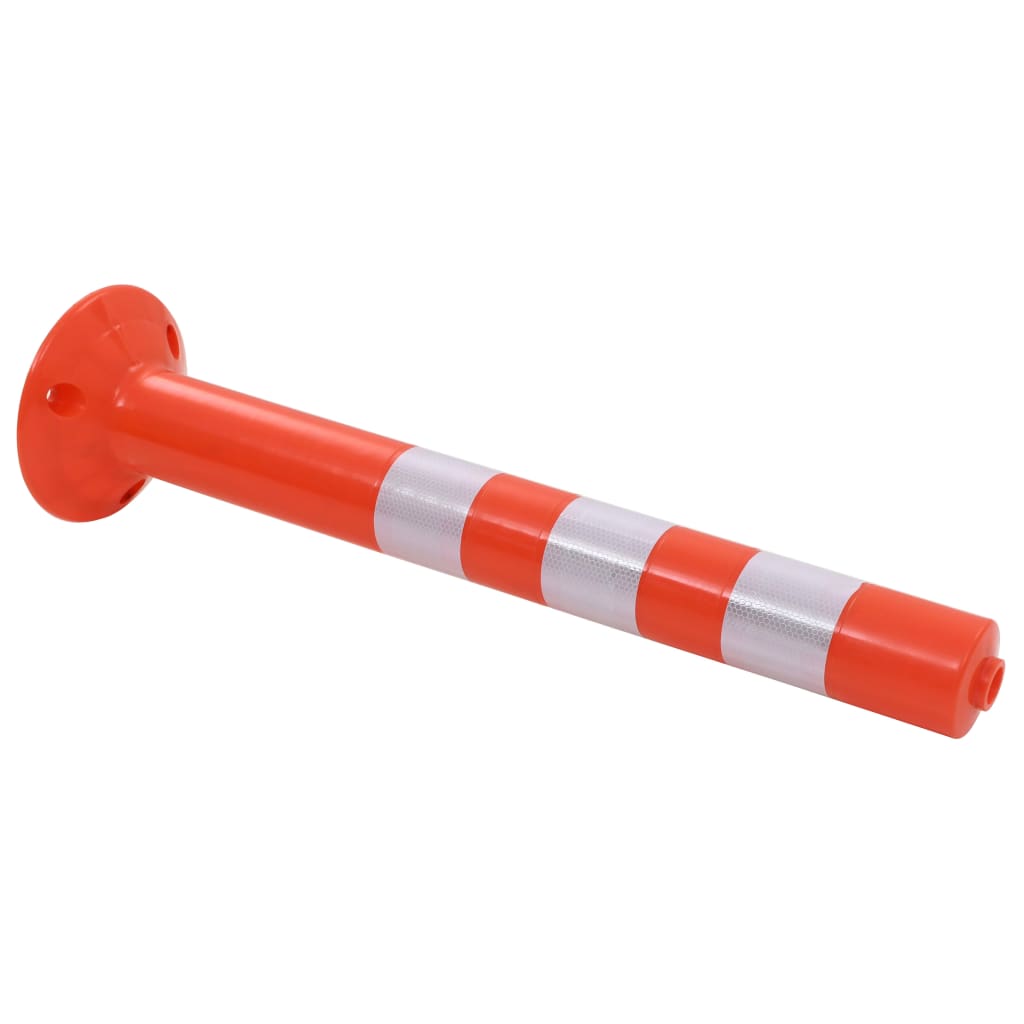 vidaXL Borne de contrôle du trafic 5 pcs Plastique 75 cm