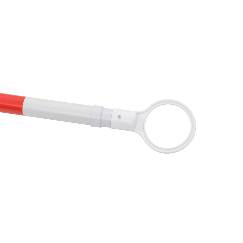 vidaXL Barre rétractable pour cônes 2 pcs Plastique 116-197 cm