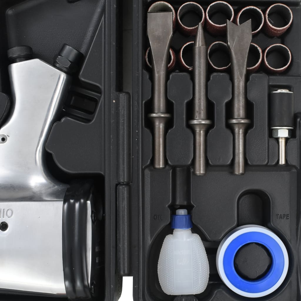 vidaXL Kit d'outils pneumatiques 70 pcs