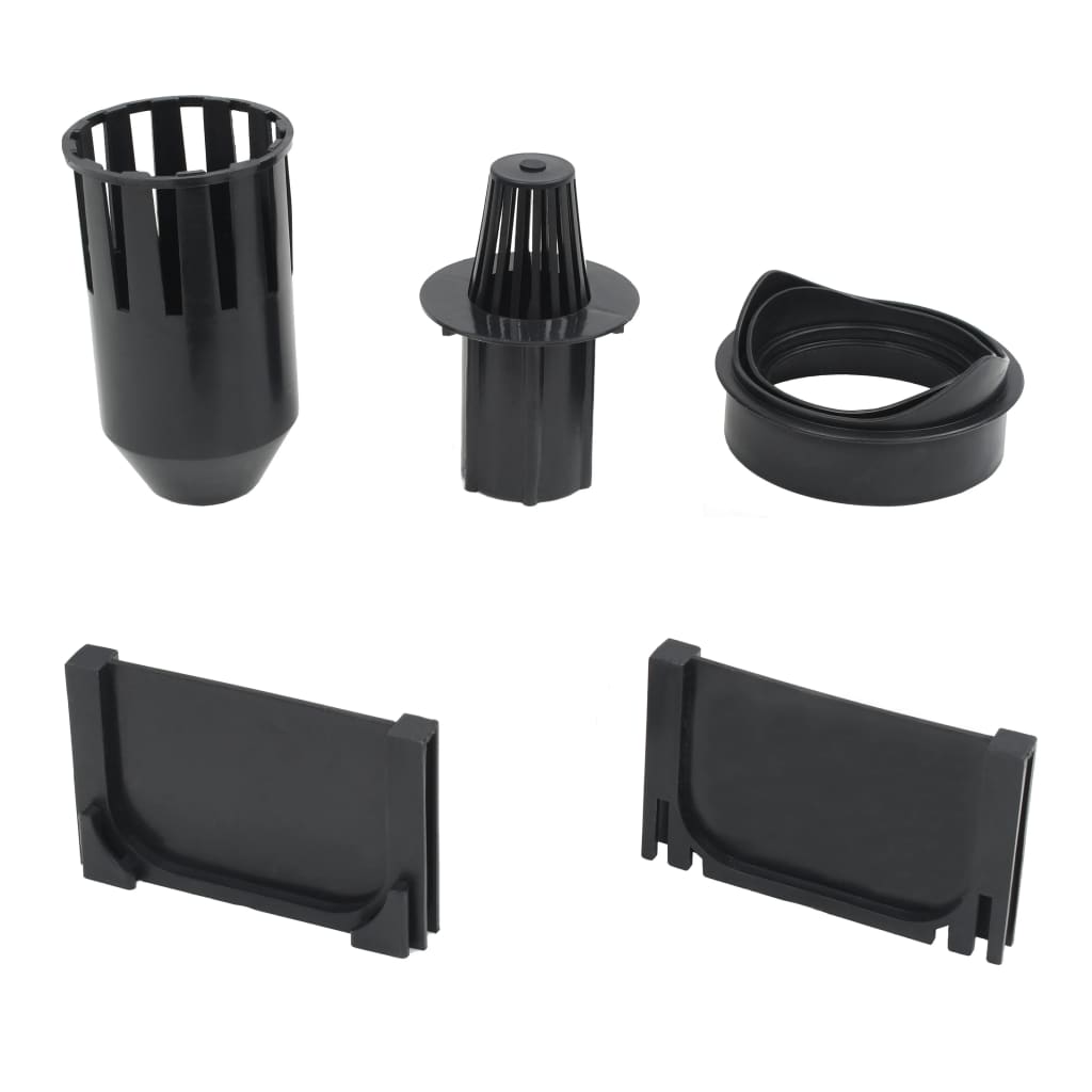 vidaXL Canaux de drainage 6 pcs Plastique 6 m
