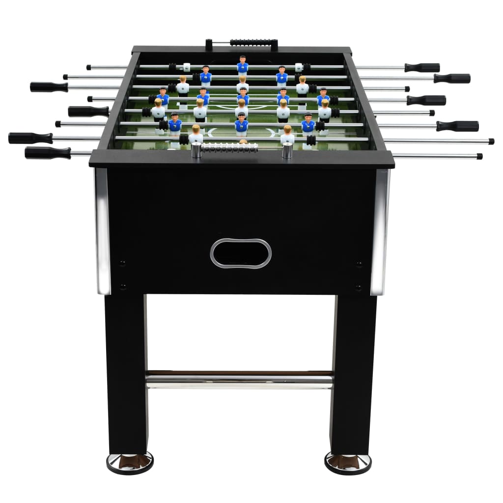 vidaXL Table de football Acier 60 kg 140 x 74,5 x 87,5 cm Noir