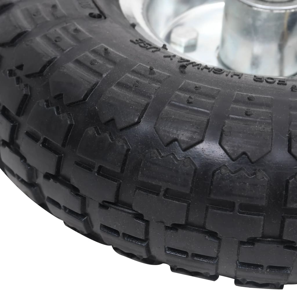 vidaXL Roue de diable 4 pcs Caoutchouc 4.10/3.50-4 (260 x 83 mm)
