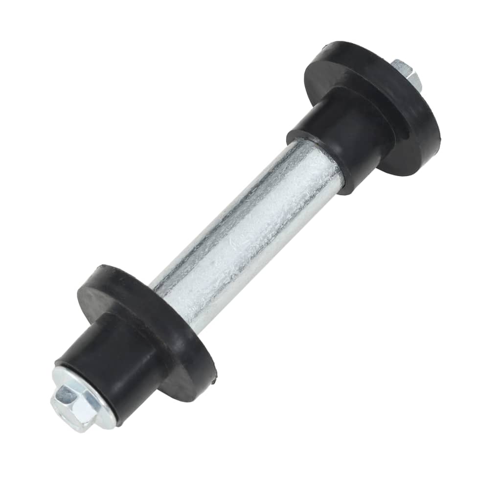 vidaXL Roue de brouette avec axe PU solide 4.00-8 390 mm